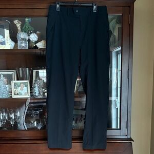 Sunice Men's Elegant Black Dress Pants